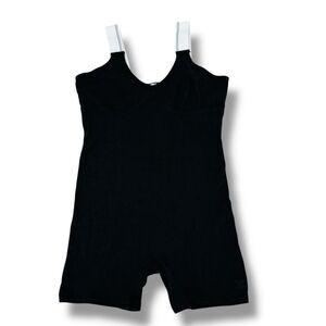 Adidas Women’s Originals Ribbed Tape Tight Playsuit Black White Size XL